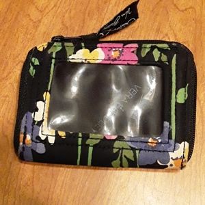 Vera Bradley Wildflower Garden Compact ID Wallet